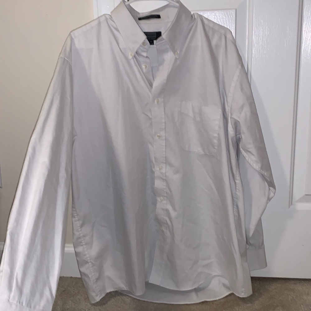 Haggar button down long sleeve top